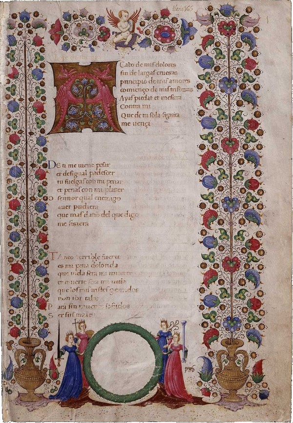 a page from a 15th century songbook